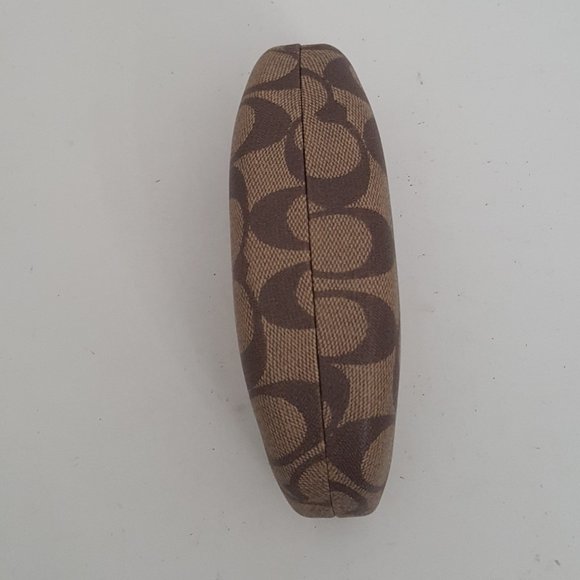 COPY - Coach Signature Clam Shell Sunglasses Glasses Hard Case Holder - Picture 4 of 6